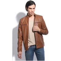 jacqs jacket apollon mens leather jacket in brown