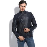 jacqs jacket apollon mens leather jacket in blue