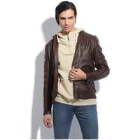 Jacqs Jacket ALBIN men\'s Leather jacket in brown