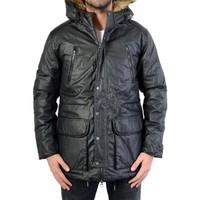 japan rags parka cayne anthracite mens parka in grey