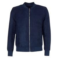 Jack Jones HOWARD ORIGINALS men\'s Leather jacket in blue
