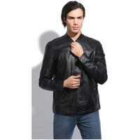 jacqs jacket alfonso mens leather jacket in black