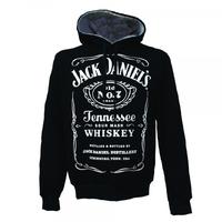 Jack Daniel\'s Men\'s Old No.7 Brand Logo Small Hoodie - Black