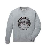 Jacamo Duncan Crew Neck Sweatshirt Reg