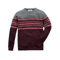 Jacamo Ashton Crew Neck Jumper Reg