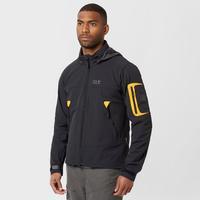 jack wolfskin mens muddy track jacket black