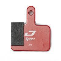 Jagwire Shimano Deore Mountain Sport Brake Pads - Red, Red