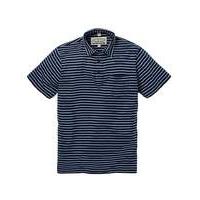 Jacamo Hacksaw Stripe Jersey Polo Reg