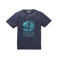 jacamo surf club graphic t shirt long