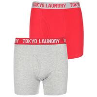 James Red/Grey Sports Boxers - Tokyo Laundry