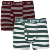 jamie boxer shorts in oxblood green tokyo laundry