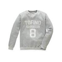 Jacamo Pierce Crew Neck Sweatshirt Long