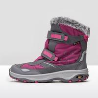 jack wolfskin girls snow flake texapore boot grey grey