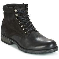 jack jones west mens mid boots in grey