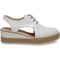 Janet Sport 39751 Lace-up heels Women Bianco women\'s Walking Boots in white