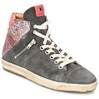 janet sport janou womens shoes high top trainers in grey