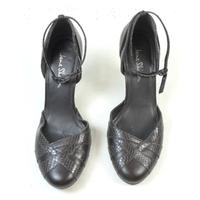 Jane Shilton - Size 6.5 - Ebony - Round Toed Block Heels