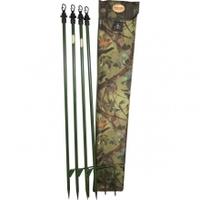 Jack Pyke Super Hide Poles, English Woodland, Steel Poles