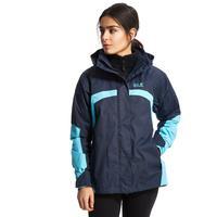 Jack Wolfskin Women\'s Feel 3 In 1 Jacket - Blue, Blue