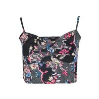 JAPANESE FLORAL PRINT BRALET