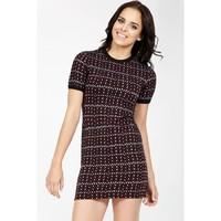 JACQUARD MINI DRESS