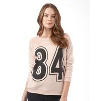 Jacqueline De Yong Womens Candy Long Sleeve Sweatshirt Cameo Rose