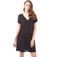 jacqueline de yong womens epic button dress black