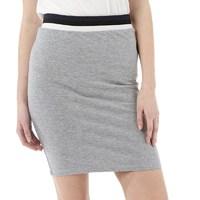 jacqueline de yong womens dusty skirt light grey melange