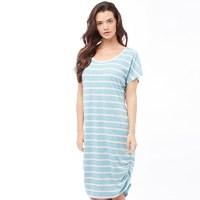 jacqueline de yong womens zada stripe dress forget me not