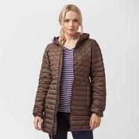 jack wolfskin womens nimbus coat brown