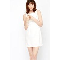 Jacquard Chain Trim Skater Dress