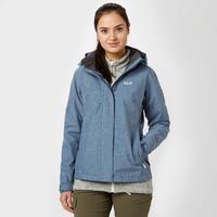 jack wolfskin womens paradise valley waterproof jacket blue