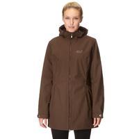 jack wolfskin womens sherbrooke parka brown