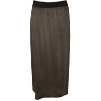 jacklyn basic gypsy maxi skirt dark grey