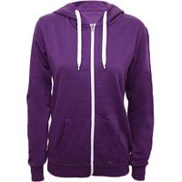 Jayme Zip up Hooded Top - Purple