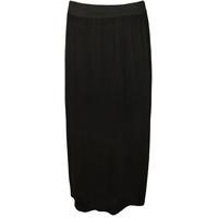 Jacklyn Basic Gypsy Maxi Skirt - Black