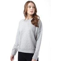 jacqueline de yong womens maki long sleeve sweatshirt light grey melan ...