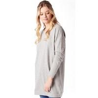 jacqueline de yong womens lexus oversize sweatshirt light grey melange