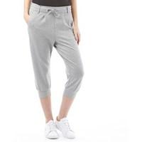 jacqueline de yong womens pretty crop pants light grey melange