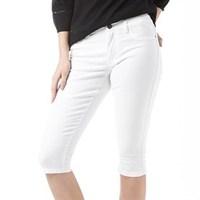 jacqueline de yong womens five crop pants white