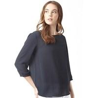 jacqueline de yong womens track 34 blouse dark navy