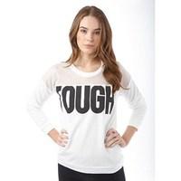 jacqueline de yong womens candy long sleeve sweatshirt cloud dancer