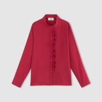 Jabot Collar Blouse
