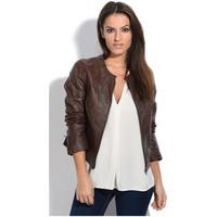 Jacqs Jacket ANAIS women\'s Leather jacket in brown