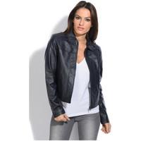 Jacqs Jacket ALVANE women\'s Leather jacket in blue