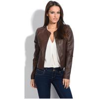 Jacqs Jacket ALICIA women\'s Leather jacket in brown