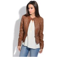 Jacqs Jacket AMBER women\'s Leather jacket in brown