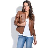 Jacqs Jacket ALVIRA women\'s Leather jacket in brown