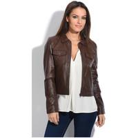 Jacqs Jacket ANITA women\'s Leather jacket in brown