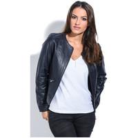 Jacqs Jacket ADONIE women\'s Leather jacket in blue